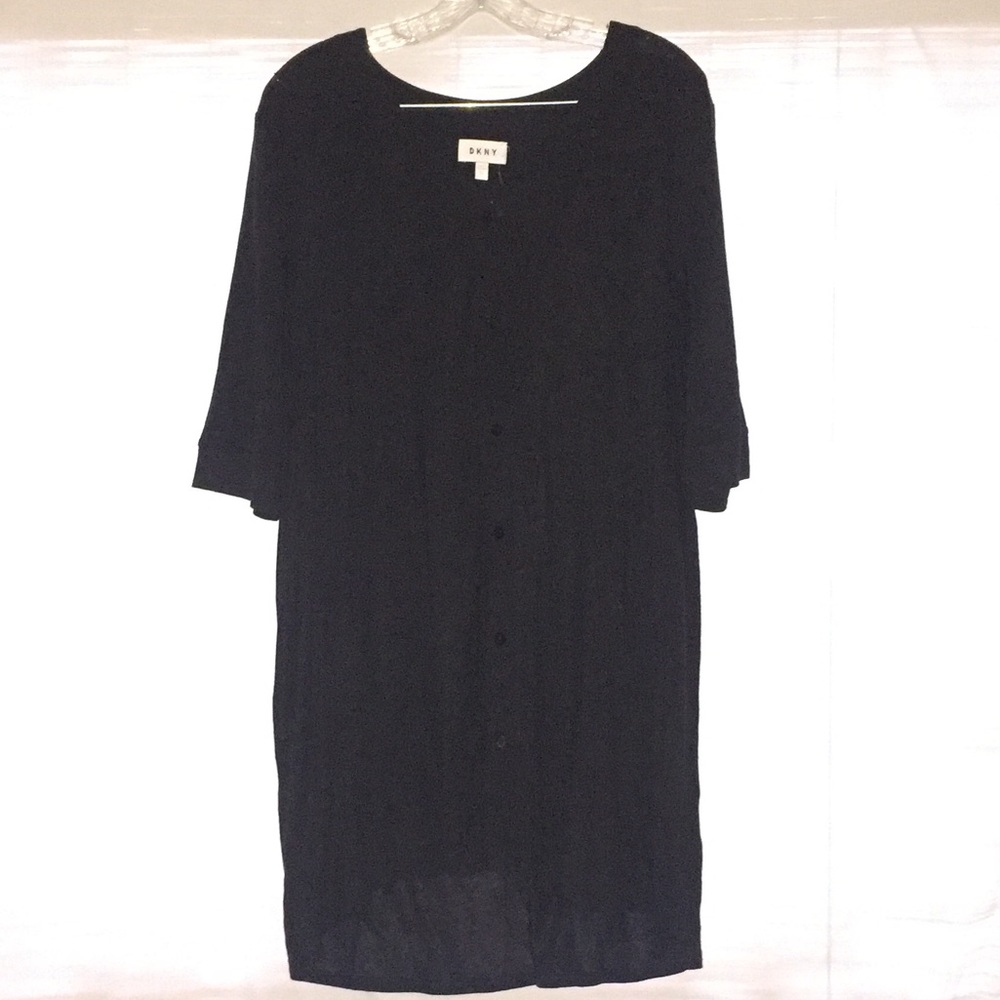 💝SOLD💝 DKNY Black Night Tee - Picture 1 of 2